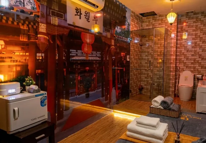 다낭 화월루 마사지 중화풍 룸 전경