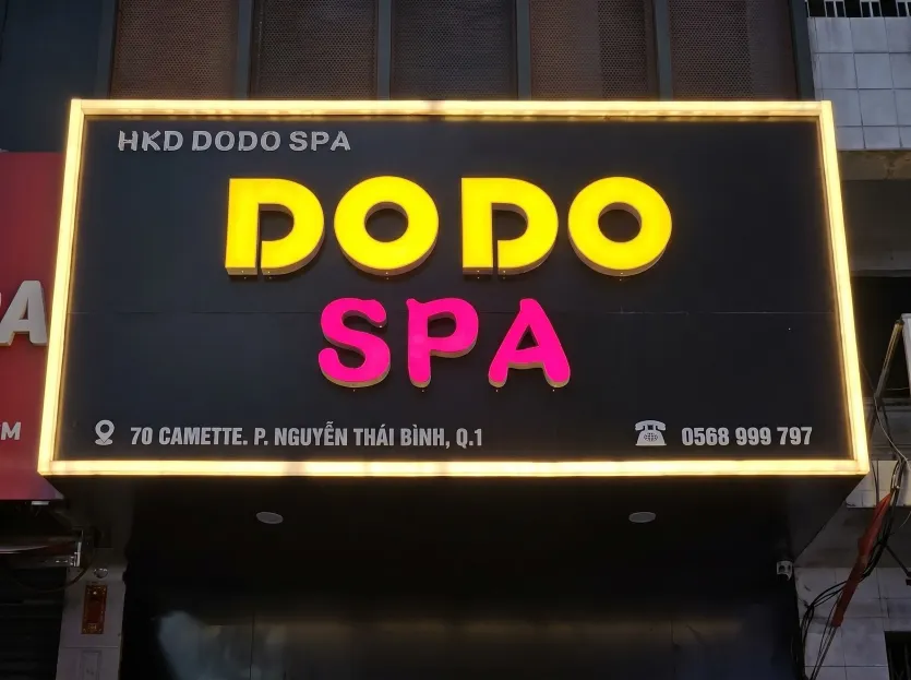 호치민 도도 마사지 스파 입구 분위기