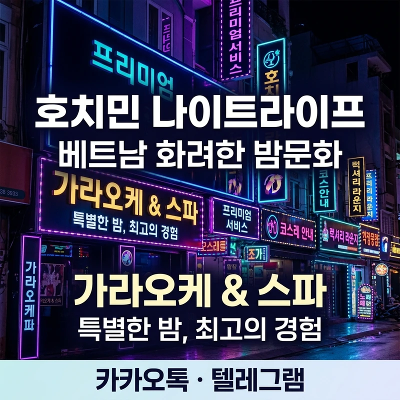 호치민 밤문화 거리 가라오케