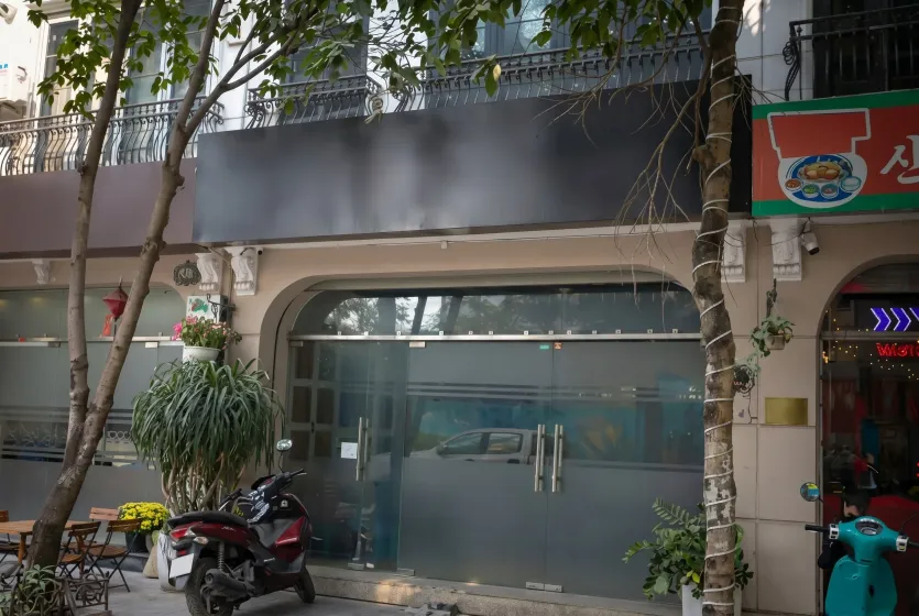 하노이 호박 셔츠룸 룸 내부