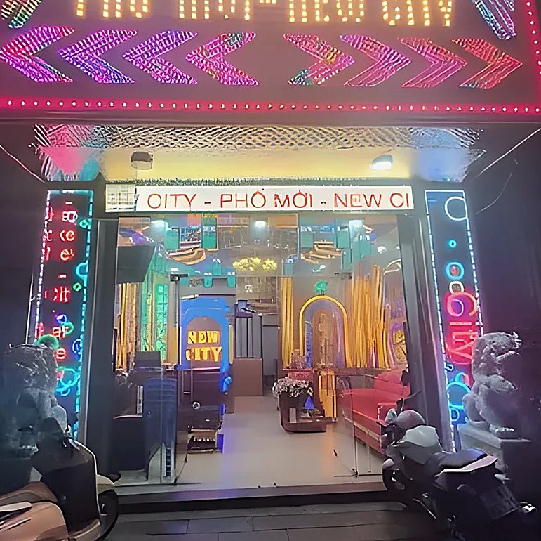 나트랑 뉴시티 가라오케 외관·간판